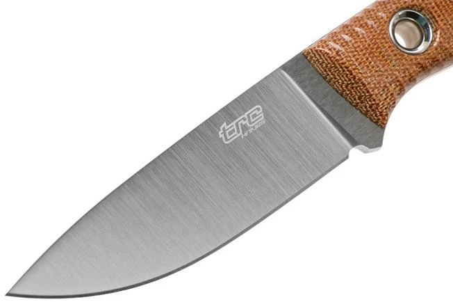 TRC Knives Classic Freedom, FFG, Brown Canvas Micarta Outdoor Knife - Image 3