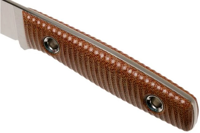 TRC Knives Classic Freedom, FFG, Brown Canvas Micarta Outdoor Knife - Image 5