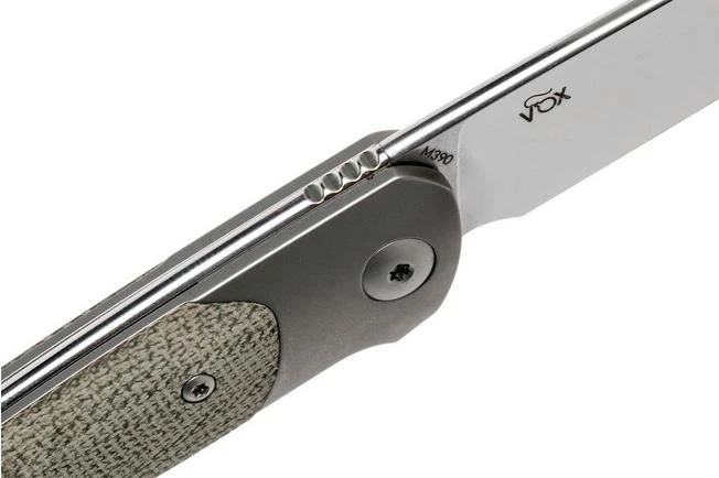 Viper Key V5978CV Bolster Green Canvas Micarta Pocket Knife, Jesper Voxnaes Design - Image 6