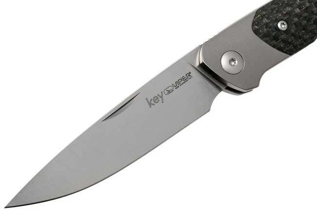 Viper Key V5978FCB Bolster Copper Carbon Fibre Pocket Knife, Jesper Voxnaes Design - Image 3