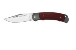 Viper Twin, V6002GR, Satin M390, Red G10 Pocket Knife, Fabrizio Silvestrelli Design