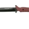 Viper Fearless VT4020CR Sleipner DLC, Red Canvas Micarta, Fixed Knife, Rumici Design