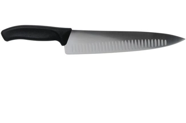 Victorinox SwissClassic 6.8023.25G Carving Knife With Dimples 25 Cm, Black - Image 2