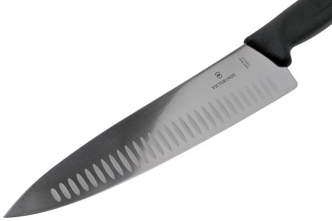 Victorinox SwissClassic 6.8023.25G Carving Knife With Dimples 25 Cm, Black - Image 3