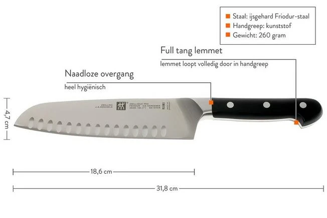 Zwilling Pro Granton Santoku, 38408-181